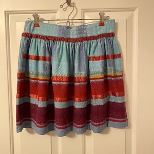 Colorful, flowy summer skirt